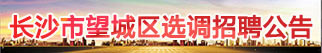 长沙市望城区人力资源和社会保障局招聘信息